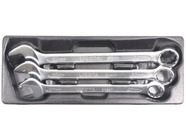 Tray 3pcs combination wrench set 27-30-32mm