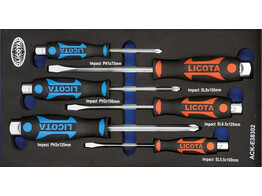 EVA 6pcs go-through screwdriver set PH sl