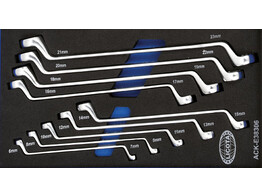 EVA 9pcs  75  double ring wrench set