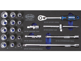  EVA 21pcs 3/8   socket set 