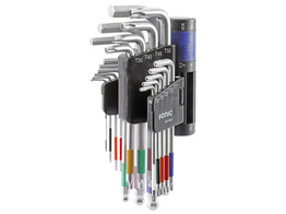 Double set cles torx   cles allen a tete spherique 19pcs