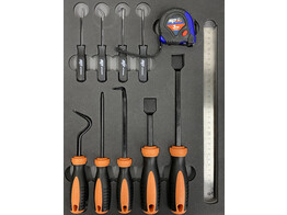 Eva Mini Foam Inleg Schraperset  Mini Haken 11-dlg