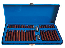 Set embouts 10mm courts   longs 40pcs allen-spline-torx