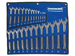 Set cles mixtes en trousse nylon 25pcs 6-32mm