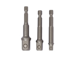 Adapterset voor boormachines 1/4  3-dlg.