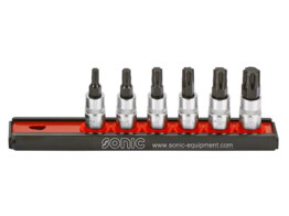  1/4   Ribe dopbitset 6dlg. op rail 