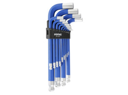 Stiftsleutelset inbus kogelkop magnetisch 13-dlg.