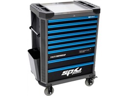 Tech Series Servante 9 Tiroirs Diamond Black/Blue
