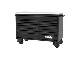 Armoire A Roulettes Noire USA Sumo Series 15 Tiroirs 150cm De Large