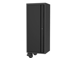 USA Sumo Series Sidecabinet With Clothes Rod Black For Sp44725/44825