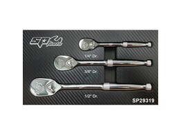 Jeu De Cliquets 3pcs 1/4 3/8 1/2  90T Tete Scellee
