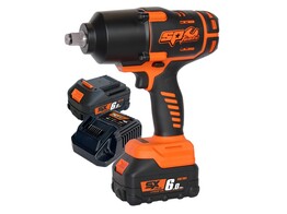 Cle A Chocs 18V 3/4  Avec Chargeur Et 2X Batteries 6Ah