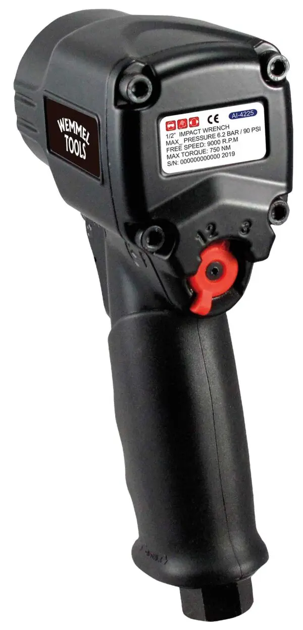 Korte slagmoersleutel 1/2” 750Nm - Afbeelding 3