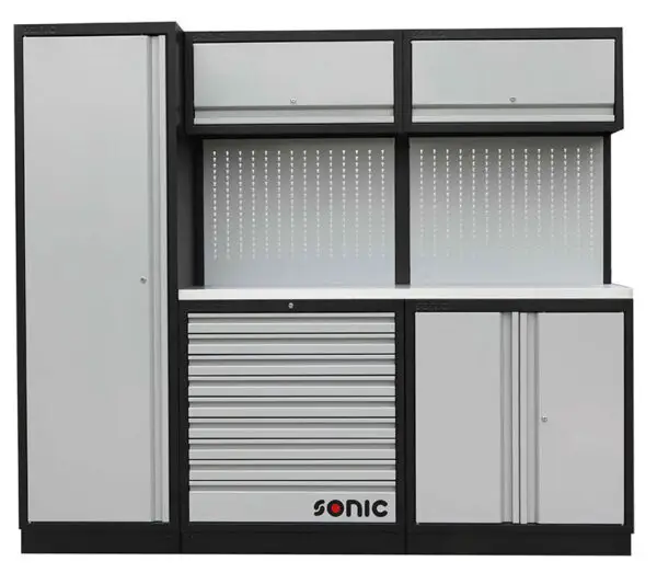Werkplaatsuitrusting SONIC MSS 2300MM MET INOX BOVENBLAD
