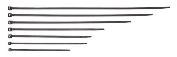 Kabelbinders zwart 100 stuks