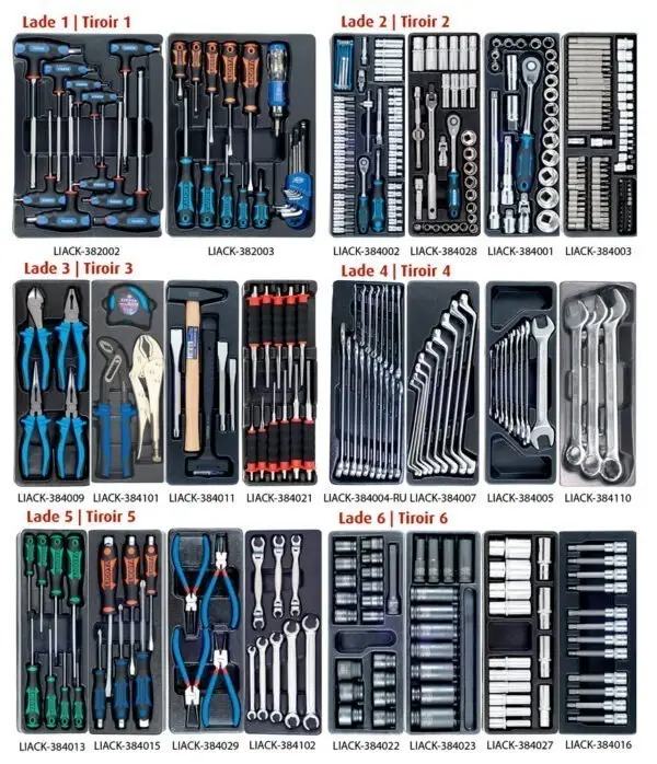 Servante à outils LICOTA rempli 375 pièces - Image 3