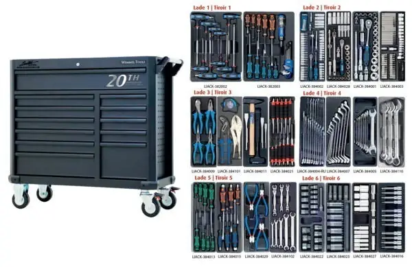Servante à outils LICOTA rempli 375 pièces - Image 2