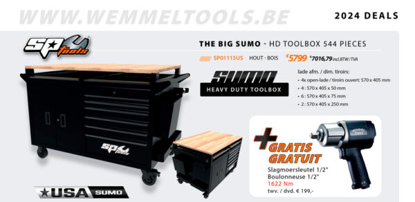 SP Tools BIG Sumo 544 pièces