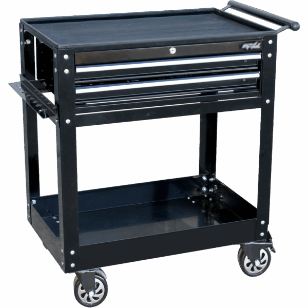 Service trolley met 2 laden
